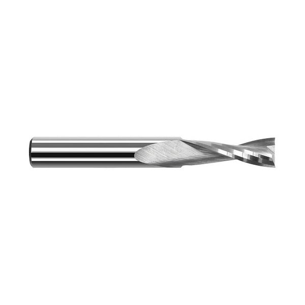 Harvey Tool 1/8 in. Cutter dia. x .75 in. 3/4 Carbide Square Upcut End Mill for Plastic, 2 Flutes 745708 - main